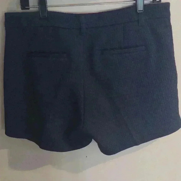 Banana Republic Womens Shorts Preppy Navy Blue Textured 4.5"  Inseam Sz 8 - Picture 3 of 4